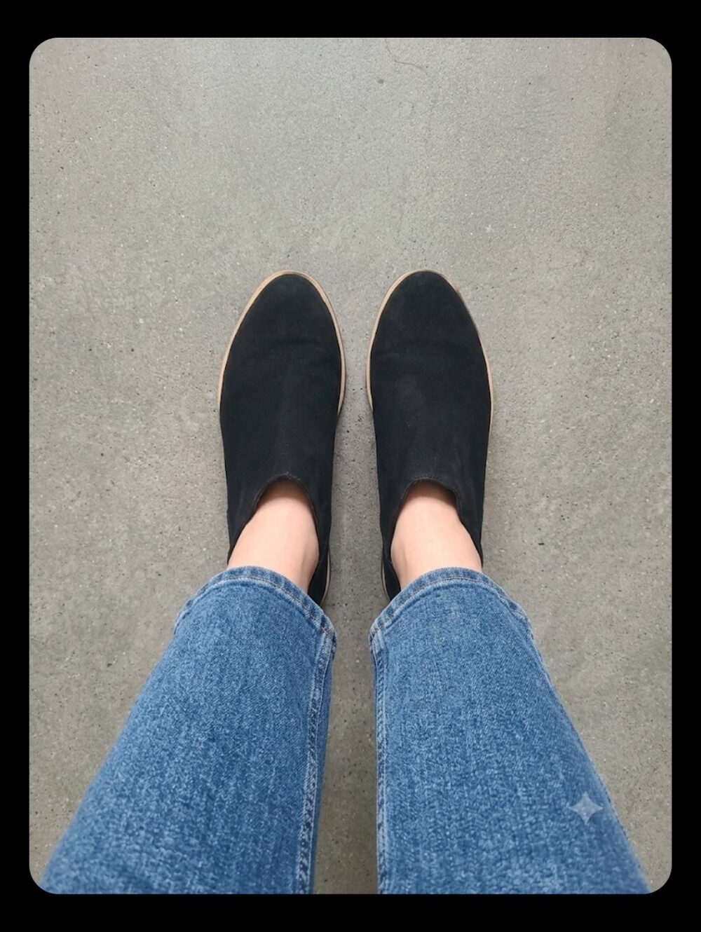 Andiamo Black Slip-On Women’s Shoes, EUC
